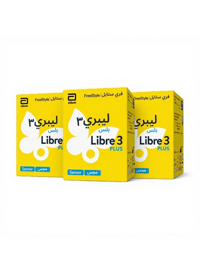 FreeStyle Libre 3 Sensor for Continuous Glucose Monitoring 3 pieces